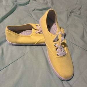 Keds Sunny Yellow Canvas Sneakers